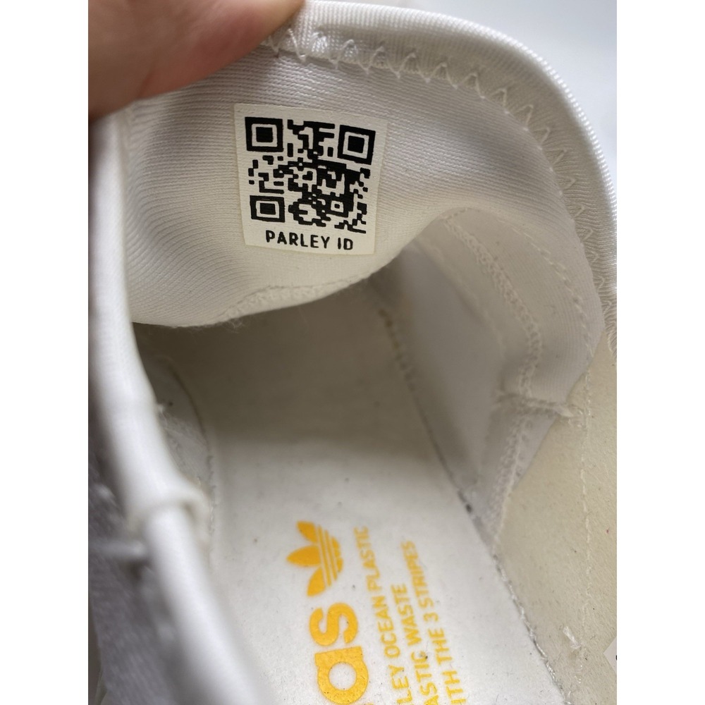 adidas Shoes Women Size 9 NMD_R1 Strap White Gold Athletic Slip On 4158 - Picture 9 of 11